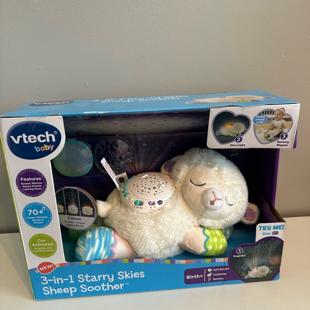 VTech Baby Starry Skies Sheep Soother - Cream